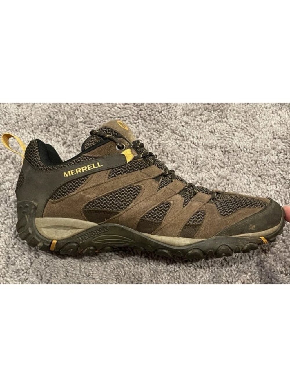 Merrell Men's Alverstone 2 J48531 Waterproof Hiking Boot Shoe Size 12 Brown